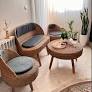 ست صندلی و کاناپه به همراه میز